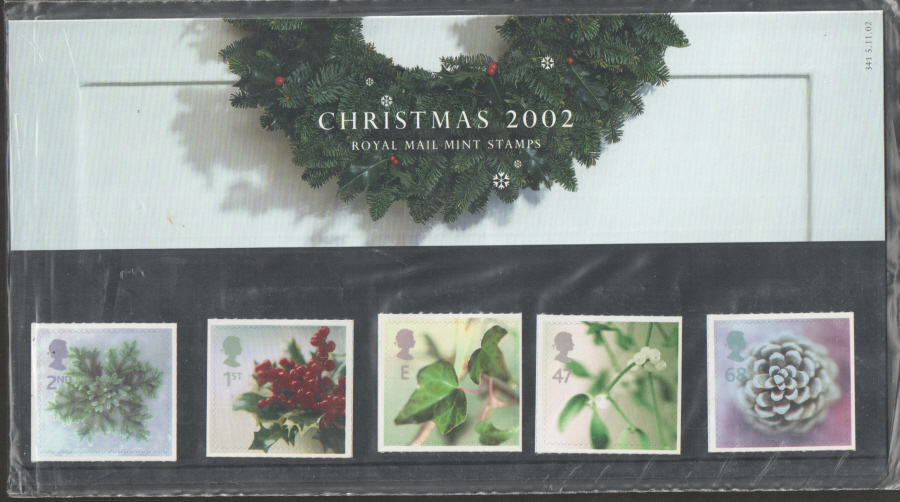 (image for) 2002 Christmas Royal Mail Presentation Pack 341